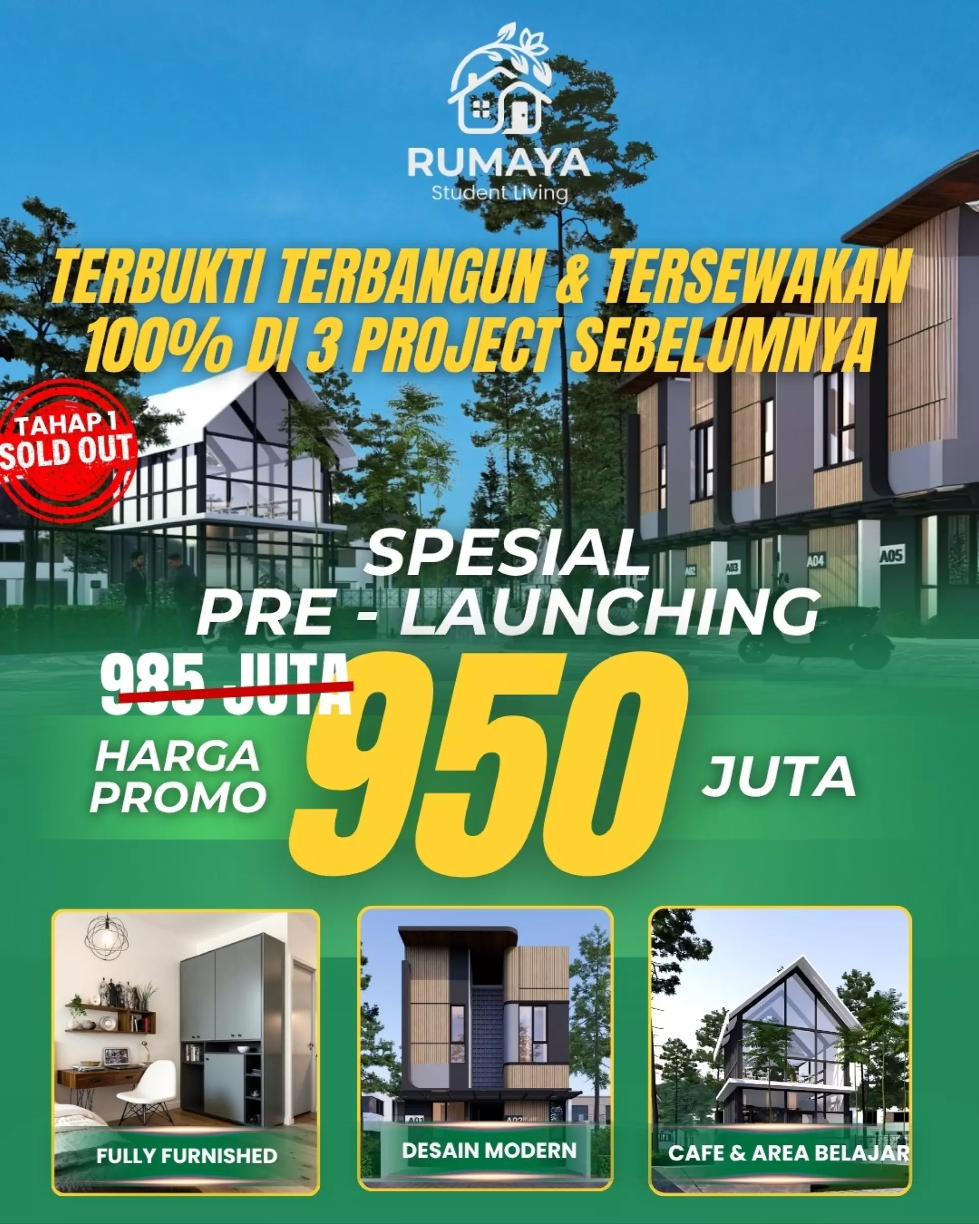 Materi peluncuran Rumaya Cozy Kost